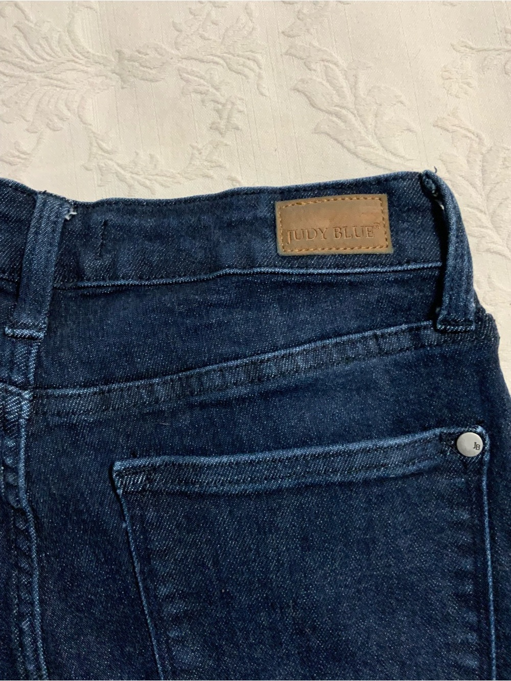 Judy Blue Dark Indigo High-Rise Skinny Jeans, size 7/28